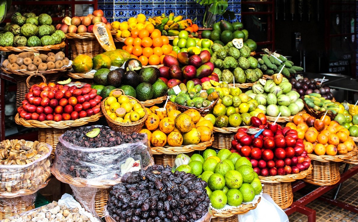 Madeira's rich selection of fruits
