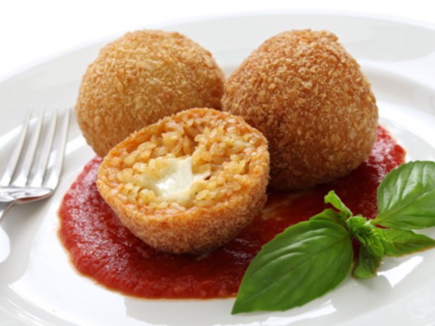 Suppli al telefono - Italian rice balls